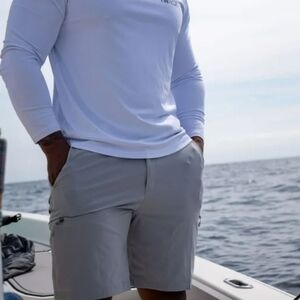 FINTECH Hybrid Fishing Outdoor Short Lined Grey Sz. XXL